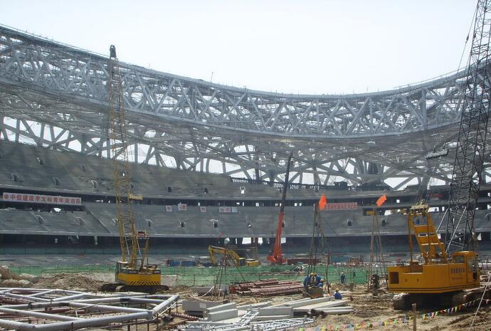 利用雙利油壓千斤頂搭建鳥(niǎo)巢